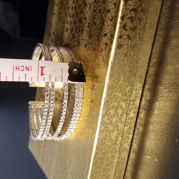 Bangle Rhinestone Bracelet: Bridal Formal Special Occasion Competi… - Picture 4 of 4